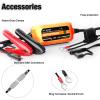imageMOTOPOWER MP00205B 12V 1000mA Automatic Battery Charger Battery Maintainer Trickle Charger and Battery Desulfator with Timer Protection  GreyOrange