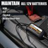 imageMOTOPOWER MP00205C 12V 800mA Automatic Battery Charger Battery Maintainer Trickle Charger and Battery Desulfator