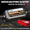 imageMOTOPOWER MP00205C 12V 800mA Automatic Battery Charger Battery Maintainer Trickle Charger and Battery Desulfator