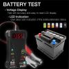 imageMOTOPOWER MP0514A 12V Digital Car Battery Tester Voltmeter and Charging System Analyzer with LCD Display and LED Indication  Black Rubber Paint