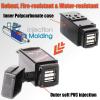imageMOTOPOWER MP0608 31Amp Motorcycle Dual USB Port SAE to USB Adapter Battery Monitor with Switch Control and LED IndicatorsDual USB  Batt MonitorSAE Harness not included