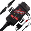 imageMOTOPOWER MP0608 31Amp Motorcycle Dual USB Port SAE to USB Adapter Battery Monitor with Switch Control and LED Indicatorsa Dual USB  Batt Monitor  SAE Terminal Harness