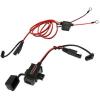 imageMOTOPOWER MP0609A 31Amp Motorcycle USB Port Kit SAE to USB Adapter On Motorcyclec  SAE USB Adapter  Terminal Harness W Caps