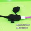 imageMOTOPOWER MP0609C 31Amp Waterproof Motorcycle Dual USB Charger Kit SAE to USB Adapter Cable Phone Tablet GPS Chargera  SAE to Dual USB Adapter