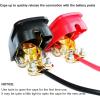 imageMOTOPOWER MP69011 Battery Quick Release Connectors Battery Quick Disconnect Terminals Red ampamp Blacka  Battery Quick Release Connectors