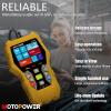 imageMOTOPOWER MP69040 Car OBD2 Scanner Check Engine Fault Code Reader Diagnostic Scan Tool BlackYellow