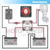 imageMOTOPOWER MP69157 Battery Switch Battery Isolator 12BothOff Battery Disconnect Master Cutoff Switch for Marine Boat Car RV ATV UTV Vehicle