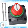 imageMOTOPOWER MP69157 Battery Switch Battery Isolator 12BothOff Battery Disconnect Master Cutoff Switch for Marine Boat Car RV ATV UTV Vehicle