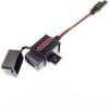 imageMOTOPOWER MP0609A 31Amp Motorcycle USB Port Kit SAE to USB Adapter On Motorcycleb  SAE to USB Adapter