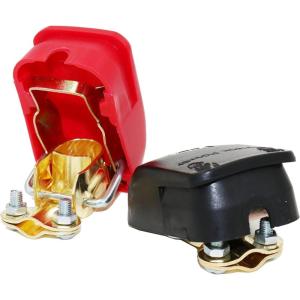 imageMOTOPOWER MP69011 Battery Quick Release Connectors Battery Quick Disconnect Terminals Red ampamp Blacka  Battery Quick Release Connectors