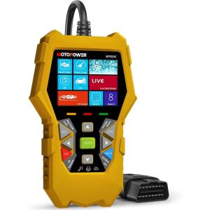 imageMOTOPOWER MP69040 Car OBD2 Scanner Check Engine Fault Code Reader Diagnostic Scan Tool BlackYellow
