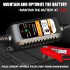 imageMOTOPOWER MP00205A 12V 800mA Automatic Battery Charger Battery Maintainer Trickle Charger and Battery Desulfator 2 Pack