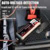 imageMOTOPOWER MP00207 6V and 12V 4AMP Automatic Smart Battery Charger Battery Maintainer Battery Desulfator with Force Charging Recondition Mode