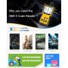 imageMOTOPOWER MP69033 Pro OBD2 Scanner Code Reader Check Engine Fault Light Diagnostic Scan Tool with Battery TesterYellow