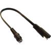 imageMOTOPOWER MP69006 10quot SAE to Coax Female Adapter Cable SAE to DC Coax Motorcycle Heat Clothing Jack Adapter2  SAE to Coax Femal Adapter